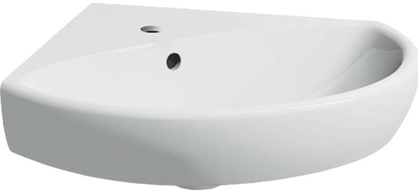 GEBERIT SELNOVA umývadielko rohové 59 cm, s otvorom pre batériu a prepadom 501.050.00.5 Obrázek - Hlavní obrázek