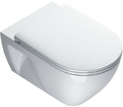 CONCEPT S závesné WC, so SoftClose sedadlom, Newflush splachovanie, Cataglaze VSF54RECSET Obrázek - Hlavní obrázek