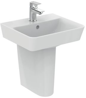 IDEAL STANDARD CONNECT AIR CUBE umývadielko 40 cm, s otvorom pre batériu a prepadom E030701 Obrázek - fotka