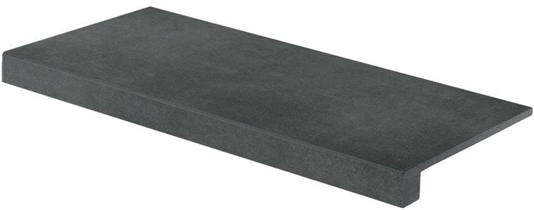 RAKO EXTRA schodovka 40x80 cm, mat reliéf, čierna DCF84725 Obrázek - Hlavní obrázek