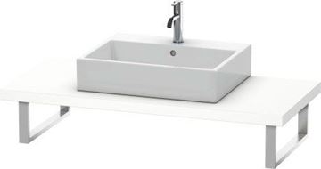 CONCEPT 450 doska pod umývadlo s výrezom 100x55x4,5 cm, matná biela