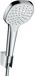 HANSGROHE CROMA SELECT E 1JET sprchová súprava 3-dielna, ručná sprcha 110x110 mm, hadica, držiak, biela/chróm