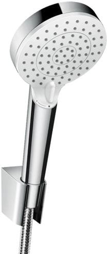 HANSGROHE CROMETTA VARIO 2JET sprchová súprava 3-dielna, ručná sprcha pr. 100 mm, 2 prúdy, hadica, držiak, biela/chróm 26691400 Obrázek - Hlavní obrázek