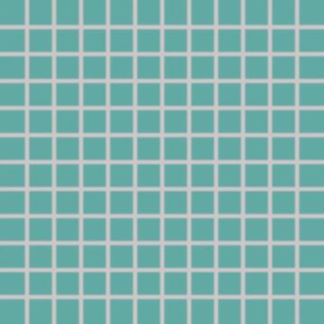 RAKO COLOR TWO mozaika 30x30(2,5x2,5) cm, lepená na sieti, mat, tyrkysová