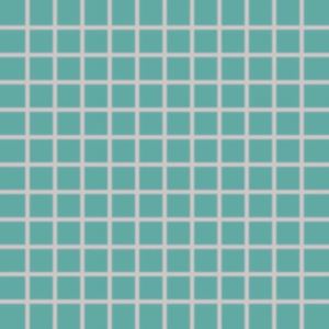 RAKO COLOR TWO mozaika 30x30(2,5x2,5) cm, lepená na sieti, mat, tyrkysová