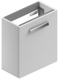 CONCEPT 200 skrinka pod umývadlo 49,2x24,7x55 cm, 1 dvierka, pánty vľavo, lesklá biela