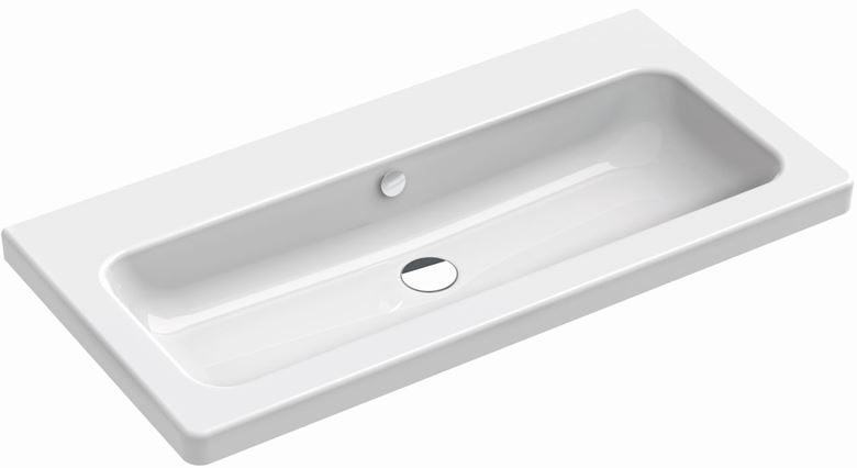CONCEPT 200 umývadlo 100 cm, bez otvoru pre batériu, s prepadom, concept clean PLUS 100CO200EXCBOH Obrázek - Hlavní obrázek