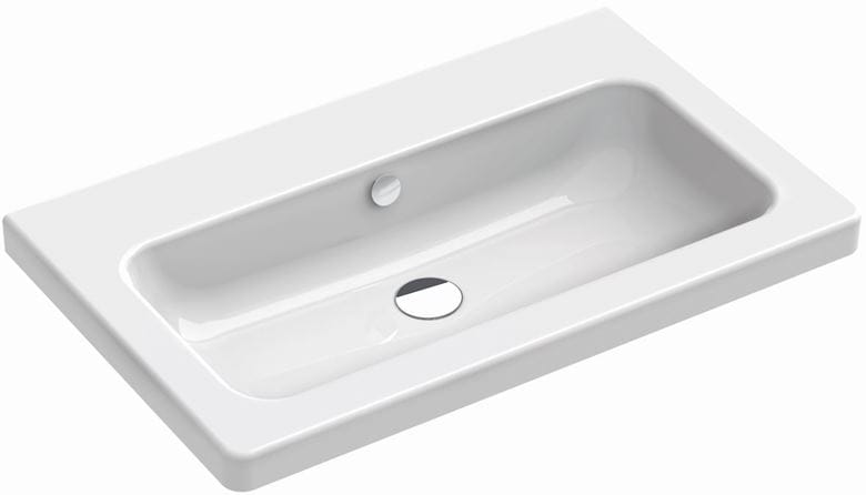 CONCEPT 200 umývadlo 80 cm, bez otvoru pre batériu, s prepadom, concept clean PLUS 80CO200EXCBOH Obrázek - Hlavní obrázek