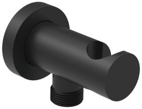 CONCEPT 200 BLACK držiak ručnej sprchy s pripojením na vodu, matná čierna