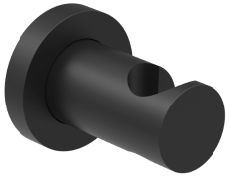 CONCEPT 200 BLACK nástenný držiak ručnej sprchy, matná čierna