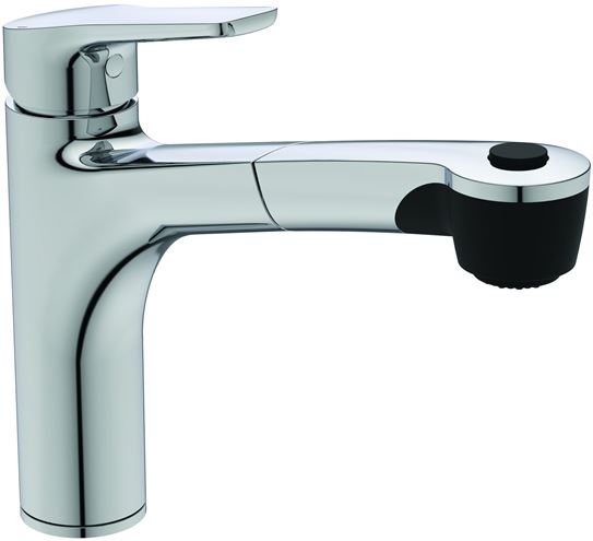CONCEPT 200 drezová batéria, s vyťahovacou sprškou, chróm BC601AA Obrázek - Hlavní obrázek