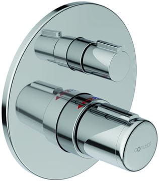 CONCEPT 200 podomietkový termostat, chróm