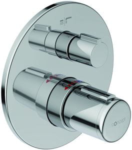 CONCEPT 200 podomietková termostatická batéria, pre 2 spotrebiče, chróm