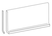 MARAZZI SISTEMT GRANITI sokel 10x20 cm, mat, panna