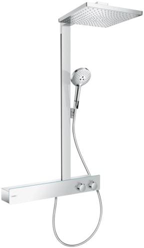 HANSGROHE RAINDANCE E SHOWEPIPE 300 sprchový set s termostatom, horná sprcha, ručná sprcha s 3 prúdmi, EcoSmart, chróm 27364000 Obrázek - Hlavní obrázek