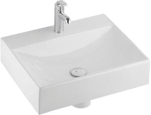 KOLO QUATTRO umývadlo 60 cm, s otvorom pre batériu, bez prepadu