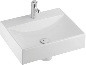 KOLO QUATTRO umývadlo 60 cm, s otvorom pre batériu, bez prepadu