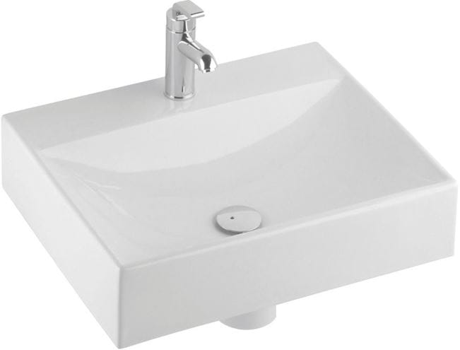 KOLO QUATTRO umývadlo 60 cm, s otvorom pre batériu, bez prepadu K61460900 Obrázek - Hlavní obrázek