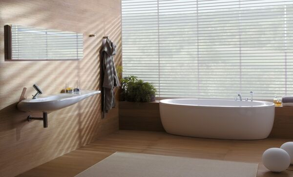 LAUFEN ILBAGNOALESSI ONE polozápustná vaňa 203x102 cm, s konštrukciou a panelom, akrylát H2449700000001 Obrázek - fotka