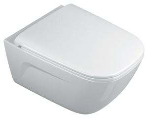 CONCEPT 300 závesné WC, Rimless splachovanie, Cataglaze