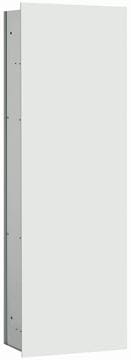 CONCEPT 300 nízka skrinka 31,6x15,6x96,6 cm, 1 dvierka, biela/sklo