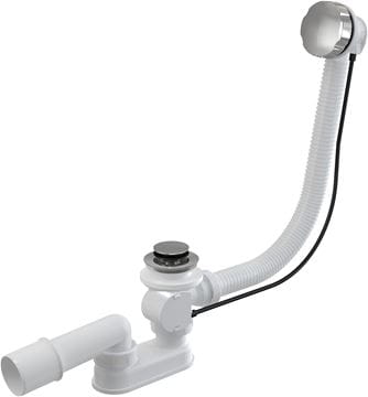 CONCEPT vaňový sifón 57 cm, bovden, chróm