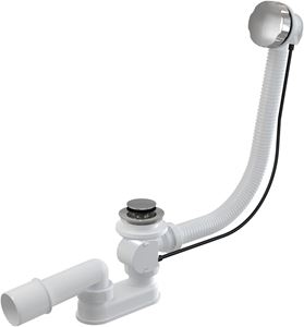 CONCEPT vaňový sifón 57 cm, bovden, chróm