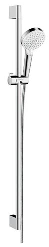 HANSGROHE CROMETTA VARIO 2JET sprchová súprava 3-dielna, ručná sprcha pr. 100 mm, 2 prúdy, tyč, hadica, biela/chróm 26536400 Obrázek - Hlavní obrázek