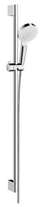 HANSGROHE CROMETTA VARIO 2JET sprchová súprava 3-dielna, ručná sprcha pr. 100 mm, 2 prúdy, tyč, hadica, biela/chróm
