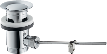 HANSGROHE umývadlový výpust, s tiahlom, s prepadom, chróm
