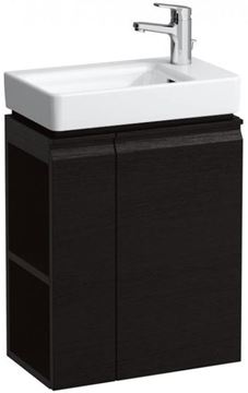 LAUFEN PRO S skrinka pod umývadlo 47x27,5x58 cm, 1 polica, 1 dvierka, pánty vpravo, wenge