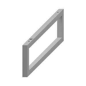 JIKA CUBITO-N podpera pod umývadlové dosky 420x140mm, nastaviteľná, biela