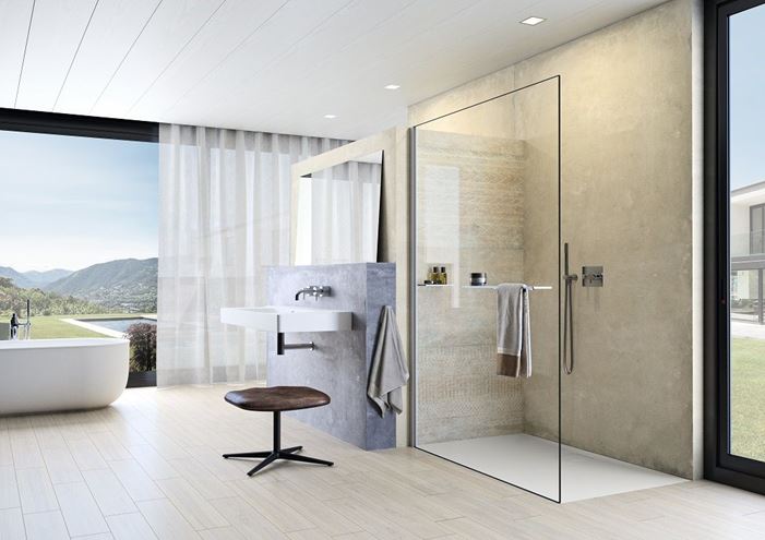 HÜPPE SELECT+ stena walk-in 120x200 cm, matná strieborná/číre sklo SL0105.087.322 Obrázek - fotka