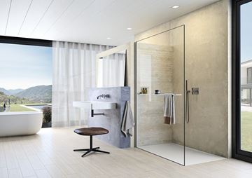 HÜPPE SELECT+ stena walk-in 120x200 cm, matná strieborná/číre sklo SL0105.087.322 Obrázek - fotka