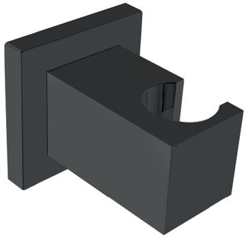 CONCEPT 200 BLACK nástenný držiak ručnej sprchy, matná čierna