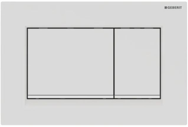 GEBERIT SIGMA 20 ovládacie tlačidlo pre dve splachovania, easy-to-clean, plast, matná biela/biela 115.883.01.1 Obrázek - Hlavní obrázek