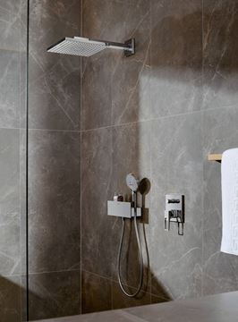 HANSGROHE RAINDANCE E 300 1JET horná sprcha 300x300 mm, s ramenom, matná biela 26238700 Obrázek - fotka