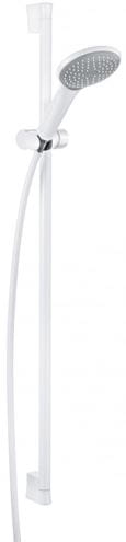 KLUDI FRESHLINE 1S sprchová súprava 3-dielna, ručná sprcha pr. 120 mm, tyč, hadica, biela/chróm 6784091-00 Obrázek - Hlavní obrázek