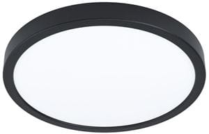 EGLO FÚEVA stropné LED svietidlo, 3000 K, 2400 lm, 285 mm, čierna