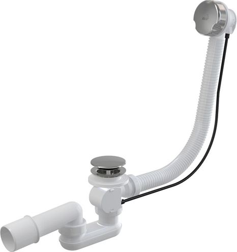 CONCEPT vaňový sifón 57 cm, bovden, chróm PT10051CRM Obrázek - Hlavní obrázek