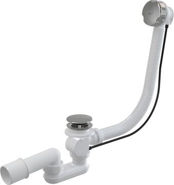 CONCEPT vaňový sifón 57 cm, bovden, chróm