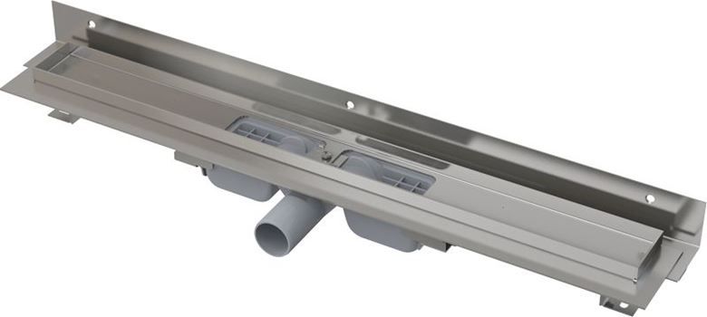 CONCEPT 100 FLEXIBLE LOW sprchový žľab 1050 mm, k stene, bočný odtok DN 40, bez roštu, PP/nerez oceľ ZPC104-1050 FLEX Obrázek - Hlavní obrázek