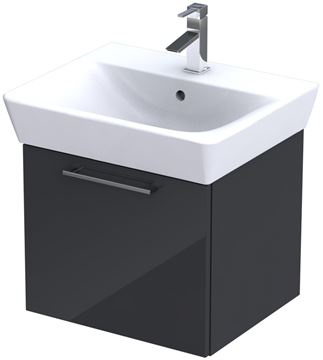 CONCEPT 100 skrinka pod umývadlo 47,4x40,8x40,8 cm, 1 zásuvka, antracit
