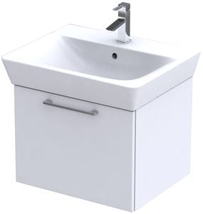 CONCEPT 100 skrinka pod umývadlo 52,4x43,3x40,8 cm, 1 zásuvka, biela