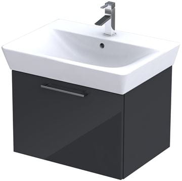 CONCEPT 100 skrinka pod umývadlo 57,4x43,3x40,8 cm, 1 zásuvka, antracit
