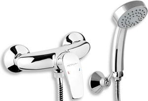 NOVASERVIS METALIA 57 sprchový set s batériou, ručná sprcha, hadica, držiak, chróm