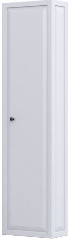 CONCEPT RETRO vysoká skrinka 40x20x155 cm, 1 dvierka, matná biela