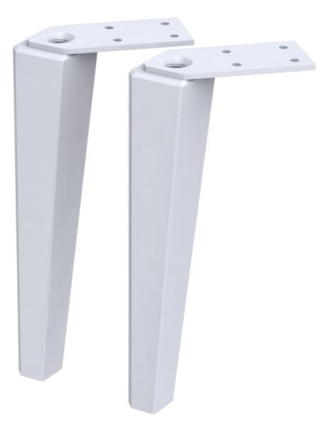 CONCEPT RETRO nohy 200mm, 2 kusy, biela mat