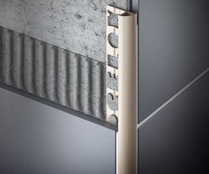 CELOX profil oblý 10mm/2,5m, s nosom, ukončovací, PVC, biela