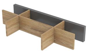 CONCEPT RETRO organizér 326x140x60mm, prírodný dub